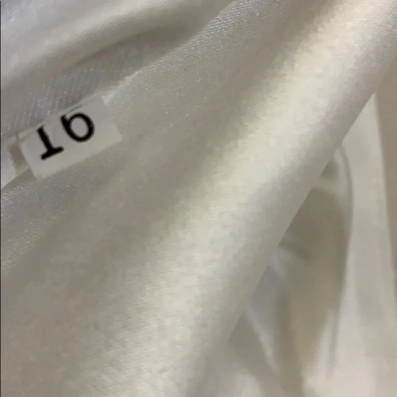 Crystal Beaded Long Wedding Dress Strapless Sleeveless Size 2 New - Picture 7 of 16